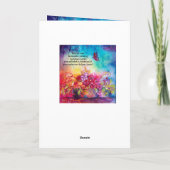 CARTE THUMBELINA DORMIR DANS LA LUMIÈRE DE LA LUNE / LE  (Dos)