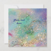 CARTE THUMBELINA, PANIER À FLEURS ET BOUTEILLE (Dos)