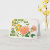 Carte Thunbergia, Pâques chinois par Tanigami Konan (Fleur jaune)