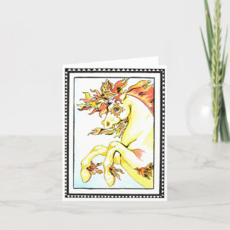 Carte Thunder Horse - jaune