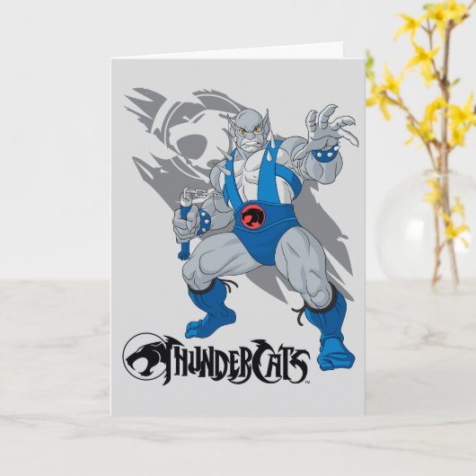 Carte ThunderCats | Panthro Character Graphic (Fleur jaune)