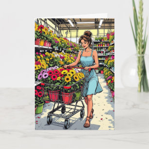 Carte Thyme au jardin   Un jeu de mots amusant pour ami