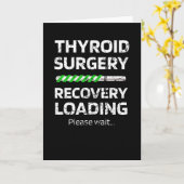 Carte Thyroïdectomie | Cadeaux de récupération de chirur (Fleur jaune)