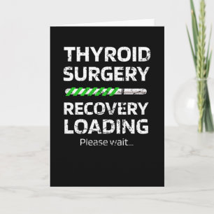 Carte Thyroïdectomie Cadeaux de récupération de chirur