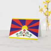 Carte Tibetan (Fleur jaune)