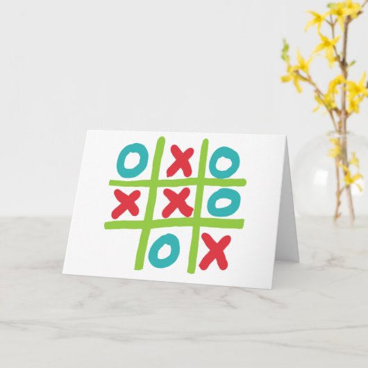 Carte Tic-tac-orteil (Fleur jaune)