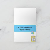 Carte Ticked Off Clock Funny Birthday (Intérieur)