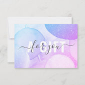 Carte Ticket de cadeau moderne Glitzer (Devant)