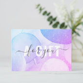 Carte Ticket de cadeau moderne Glitzer (Debout devant)