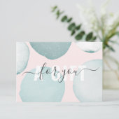 Carte Ticket de cadeau moderne Glitzer (Debout devant)