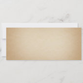 Carte Ticket de mariage vintage III découpé (Dos)