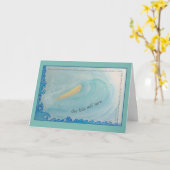 Carte Tide Will Turn Quote (Fleur jaune)