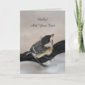 Carte Tidi my Bird le Parus Major (Devant)