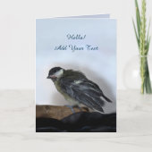 Carte Tidi my Bird le Parus Major (Devant)