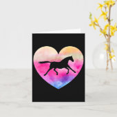 Carte Tie Dye Cheval Drôle Équitation Hippie Costum (Fleur jaune)