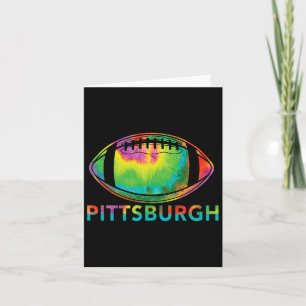 Carte Tie Dye Cool Football Design Apparel Pittsburgh