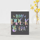 Carte Tie Dye In My Pre-k Era  (Fleur jaune)