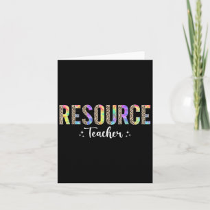 Carte Tiedye Léopard Resource Professeur Appréciation Po