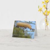 Carte Tiens bon là... Pensez à vous (Fleur jaune)