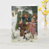 Carte Tiens, Il Arrive. | Arthur John Elsley (Fleur jaune)