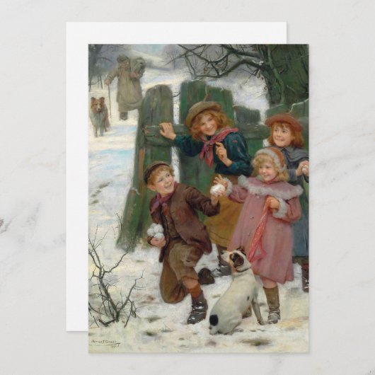 Carte Tiens, Il Arrive. | Arthur John Elsley (Devant / Derrière)