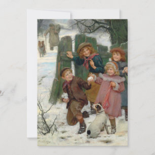 Carte Tiens, Il Arrive. Arthur John Elsley
