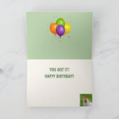 Carte Tiens-Le ! Anniversaire Du Poulet Et Du Coq (Intérieur)