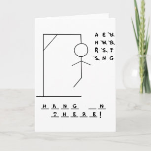 Carte "Tiens-Toi Là !" Hangman Game