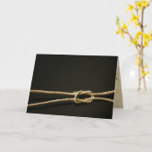 Carte "ties that bind" GREETING CARD (Fleur jaune)