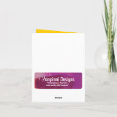 Carte Tige brillante de boucle d'oignon (Dos)