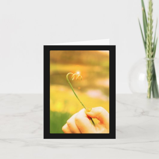 Carte Tige brillante de boucle d'oignon (Devant)