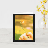 Carte Tige brillante de boucle d'oignon (Fleur jaune)