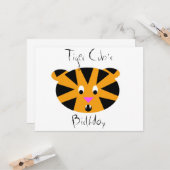 Carte Tiger (Devant/Arrière en situation)