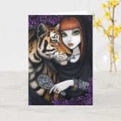 Carte Tiger Fae Soul Mates Fleur Imaginaire Sam Lilah (Fleur jaune)