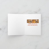 Carte Tiger Get Well (Intérieur)