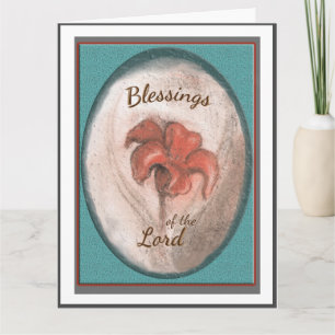 Carte Tiger Lilly Bénédiction