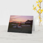 Carte Tiger Moth (Fleur jaune)