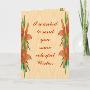 Carte Tigerlily Anniversaire-personnaliser toute occasio