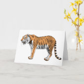 Carte Tigre (Fleur jaune)