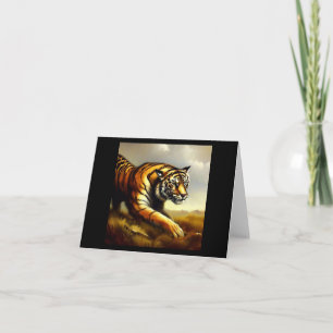 Carte Tigre (7) Chat sauvage