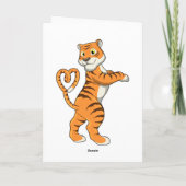 Carte Tigre avec cœur (Dos)