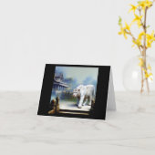 Carte Tigre blanc chinois (18) (Fleur jaune)