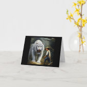 Carte Tigre blanc chinois (25) (Fleur jaune)