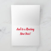 Carte Tigre du Bengale de Noël (Intérieur)