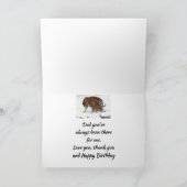 Carte Tigre et CUB de papa de père de joyeux (Intérieur)