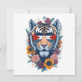 Carte Tigre palestinien - Palestine FLAG (Dos)