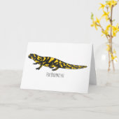 Carte Tigre salamandre (Fleur jaune)