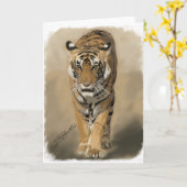 Carte Tigress of Ranthambhore (Fleur jaune)