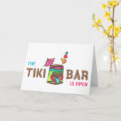 Carte Tiki Bar (Fleur jaune)