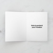 Carte Tim Walz s'occupe de votre propre affaire (Intérieur)